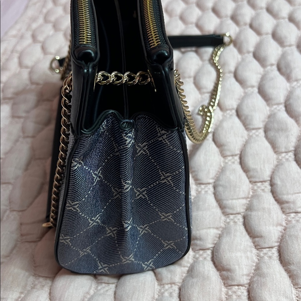 NINE WEST Ellie a List Crossbody Denim Logo - Picture 13 of 13